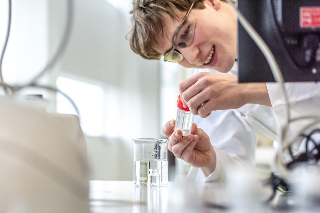Running a test in the lab